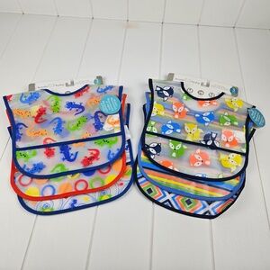 Koala Baby: 6 Ez Wipe Bibs